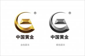 中国黄金LOGO的设计浓缩大智慧